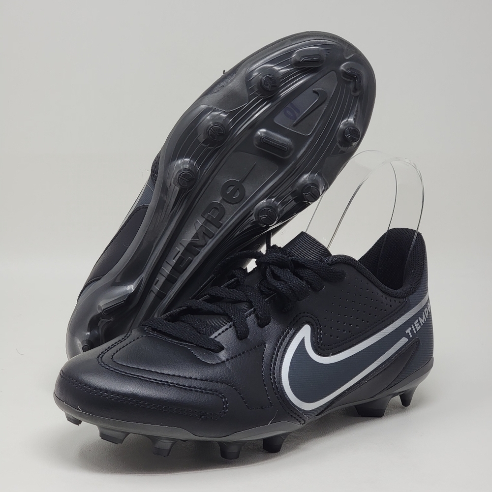NIKE Junior Legend TIEMPO 9 Club Black Anthracite Soccer DA1331-007 Youth 5Y